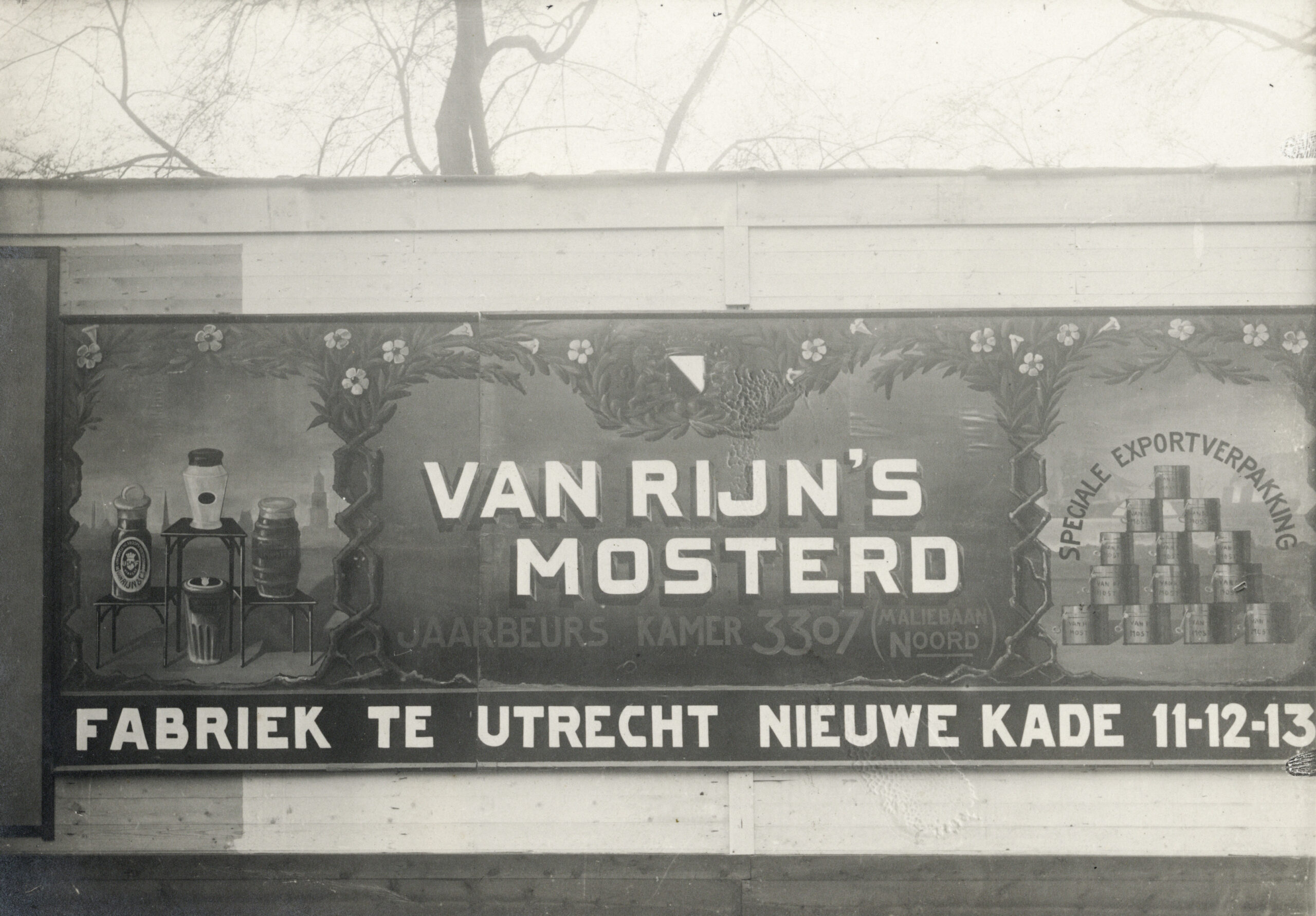 Een reclame van Van Rijn’s Mosterdfabrieken
